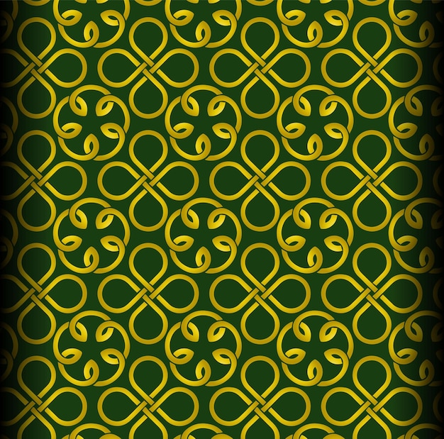 Seamless Celtic pattern print