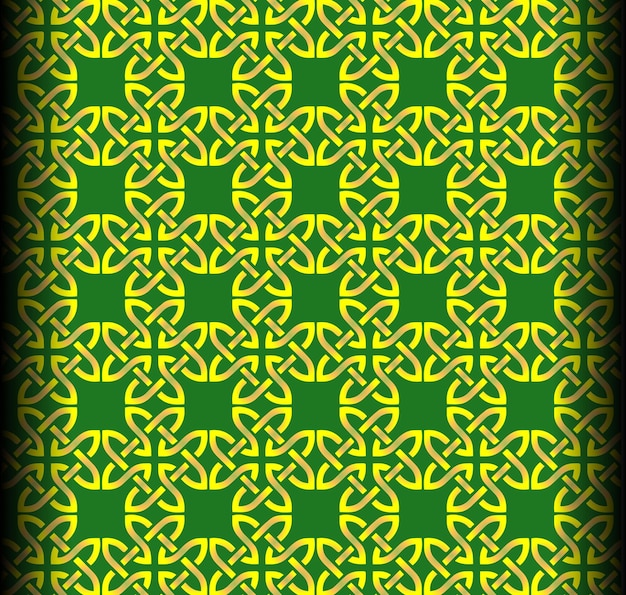 Seamless Celtic pattern print