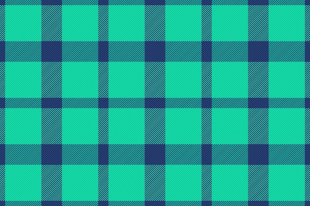 Seamless check fabric Tartan plaid background Vector texture textile pattern