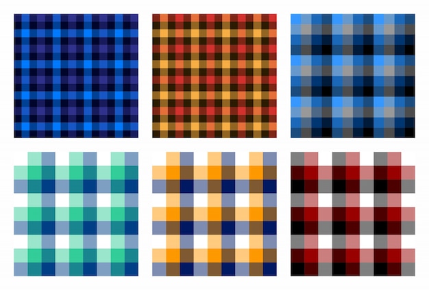 seamless checkered plaid pattern