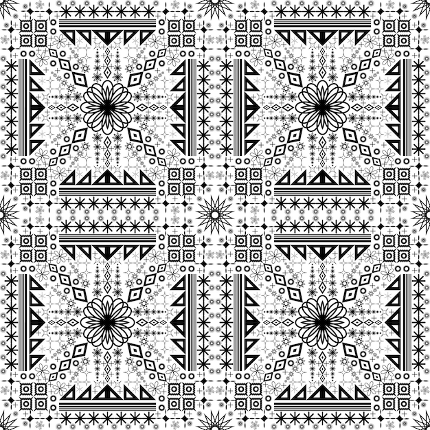 Seamless Christmas ornamental abstract pattern geometric