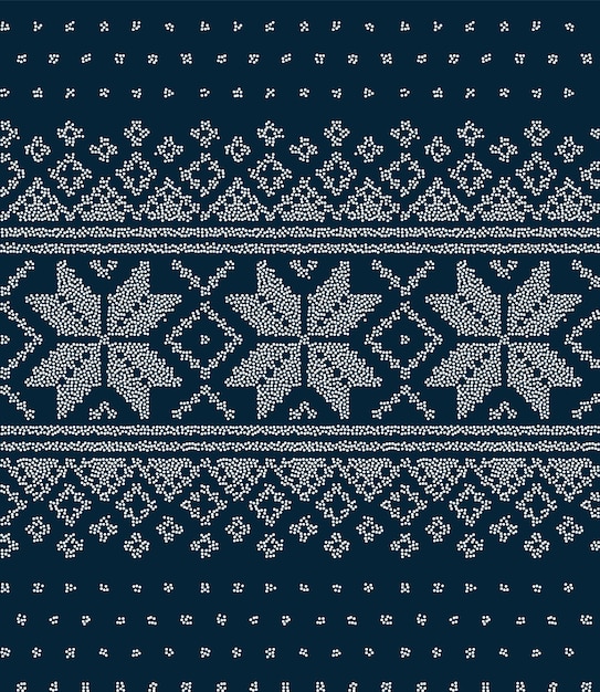 Seamless Christmas pattern in a dot eps 10