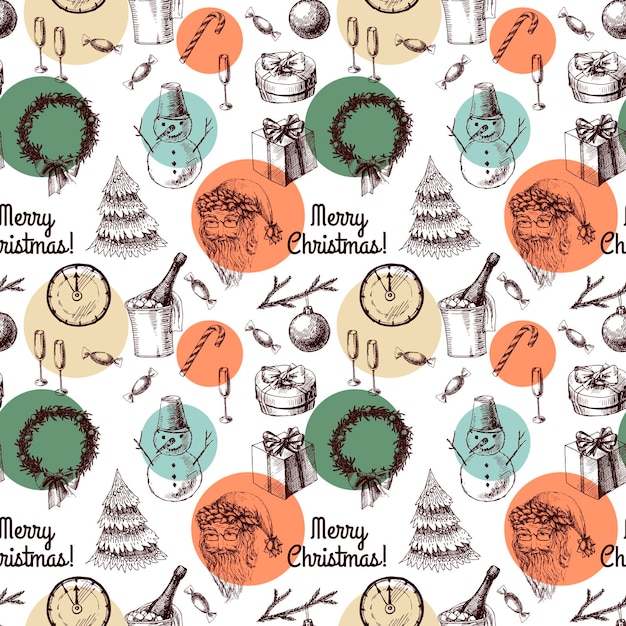 Seamless christmas pattern