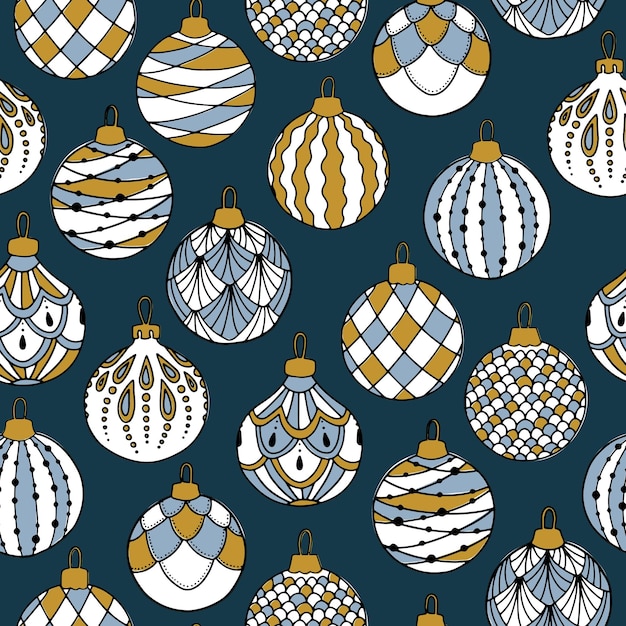 Seamless christmas tree pattern for greeting cards wrapping papers Seamless winter pattern