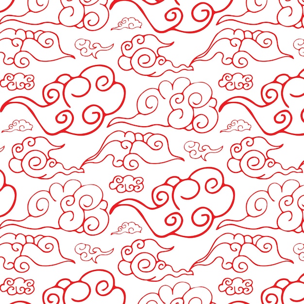 Seamless cloud pattern