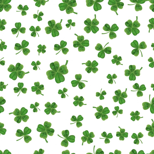 Seamless Clover Background