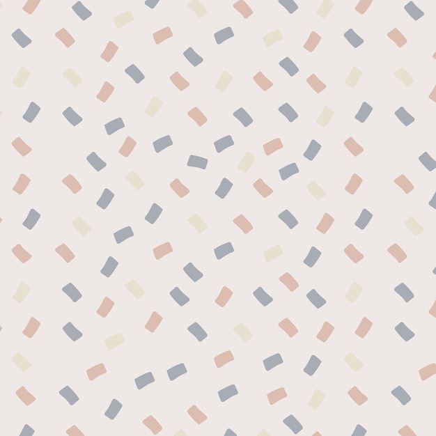 Seamless colored background pattern, various geometric shapes - Vector illustration