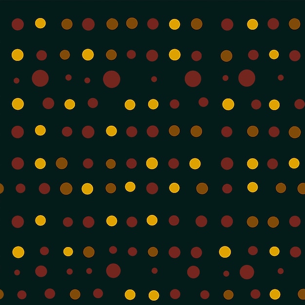 Seamless Colorful Abstract Dots Pattern