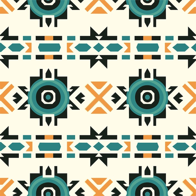 Seamless Colorful Ethnic Pattern