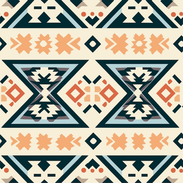 Seamless Colorful Ethnic Pattern