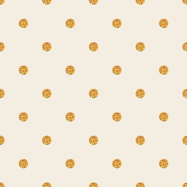 Seamless colourful pattern with sparkle polka dot