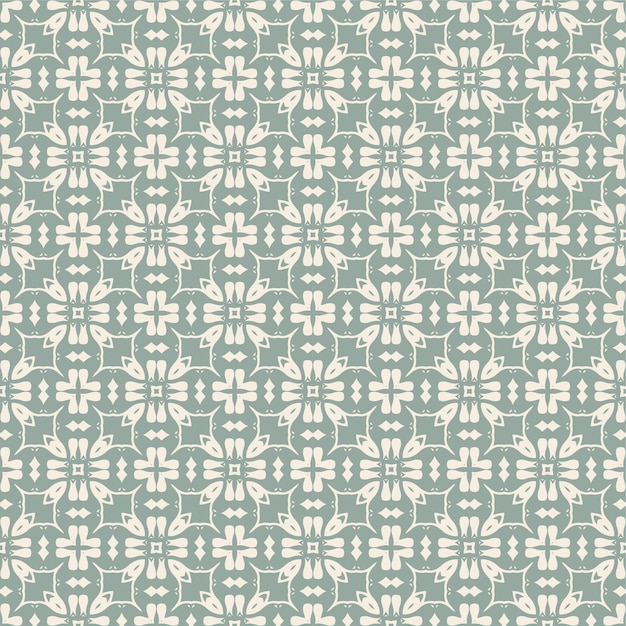 Vector seamless damask pattern design decorative background