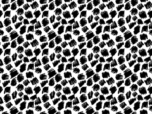 Seamless doodle patterns black and white