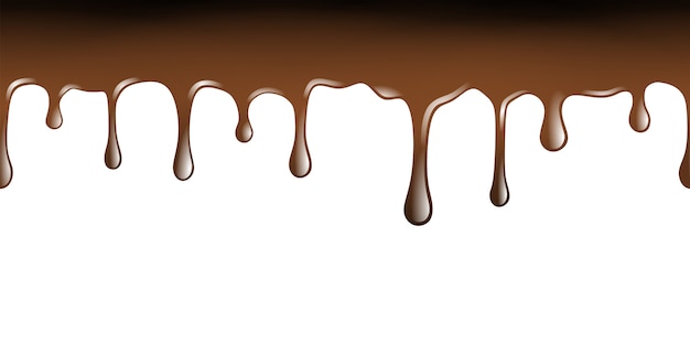 Seamless dripping chocolate