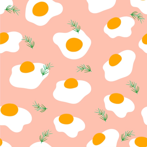 Seamless egg pattern for printing, textiles, fabric. Egg background