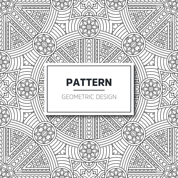 Seamless ethnic and tribal pattern