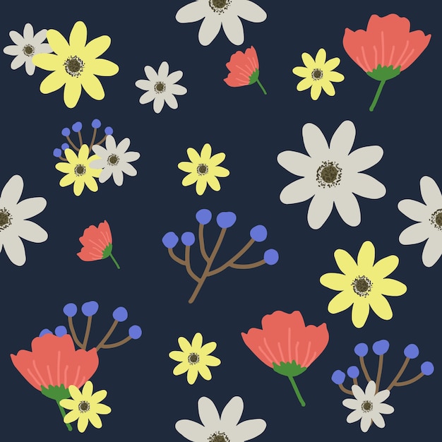 seamless floral pattern background