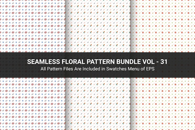 Seamless floral pattern bundle vol - 31