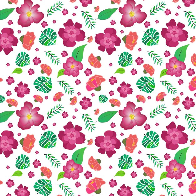 Seamless floral pattern design