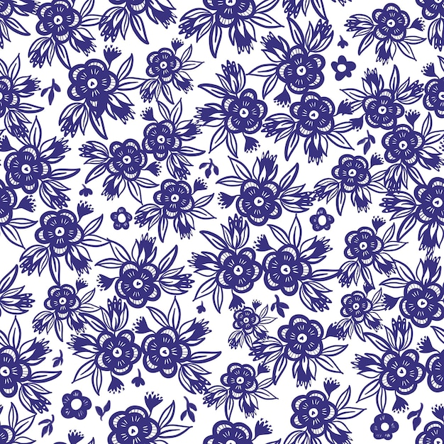 seamless floral pattern flowers pattern