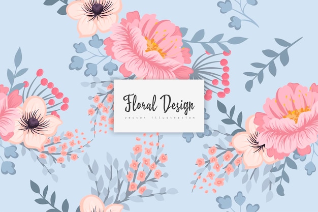 Seamless Floral Pattern in vector Background