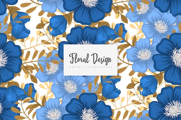 Seamless Floral Pattern in vector Background