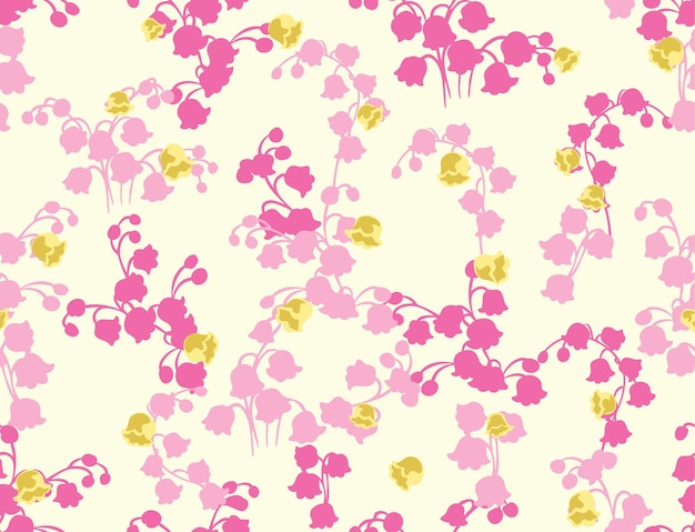 Seamless floral pattern in vector, design pattern print.