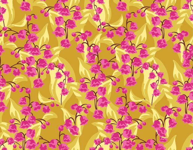 Seamless floral pattern in vector, design pattern print.