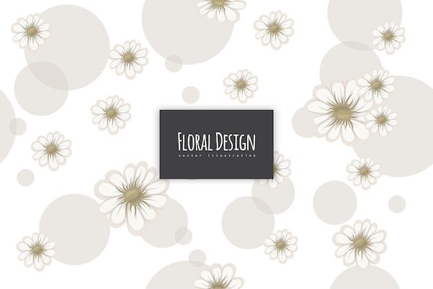 Seamless Floral Pattern in vector. Wallpaper template