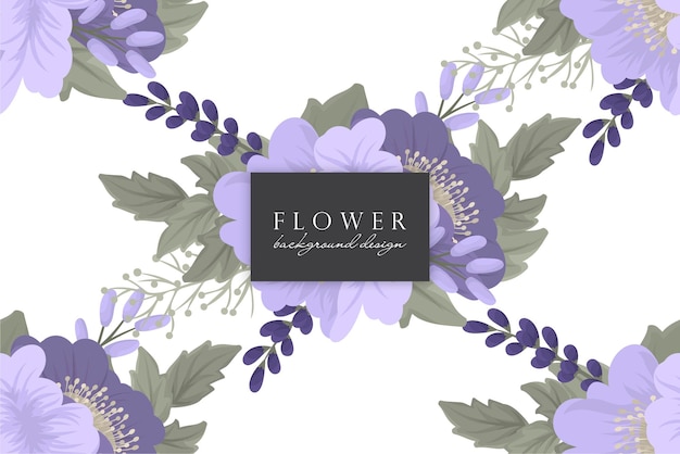 Seamless Floral Pattern in vector. Wallpaper template