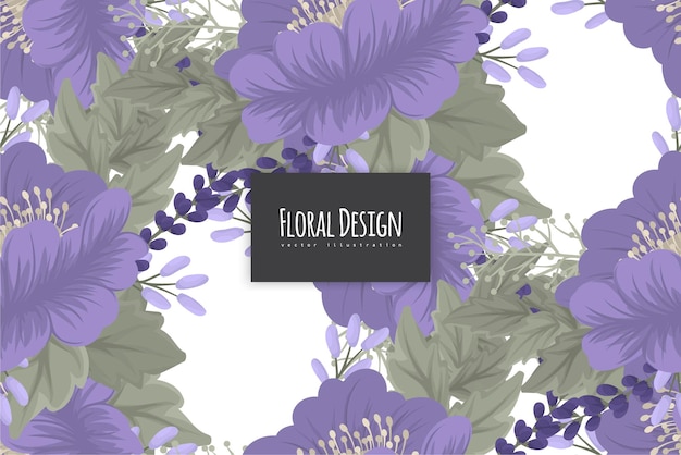 Seamless Floral Pattern in vector. Wallpaper template