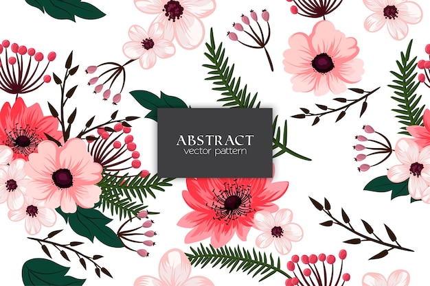 Seamless Floral Pattern in vector