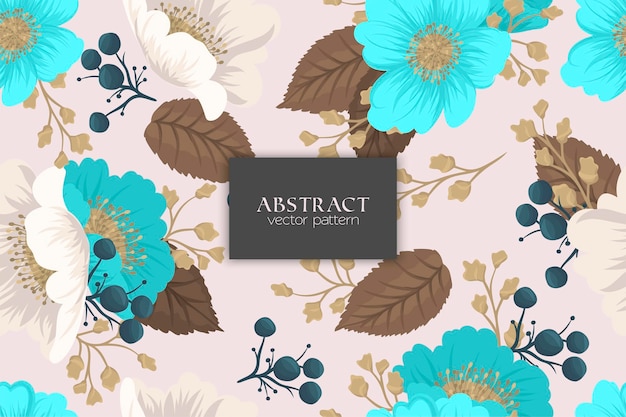 Seamless Floral Pattern in vector