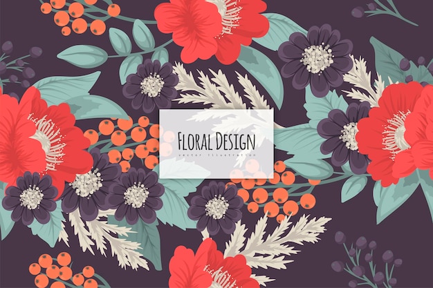 Seamless Floral Pattern in vector