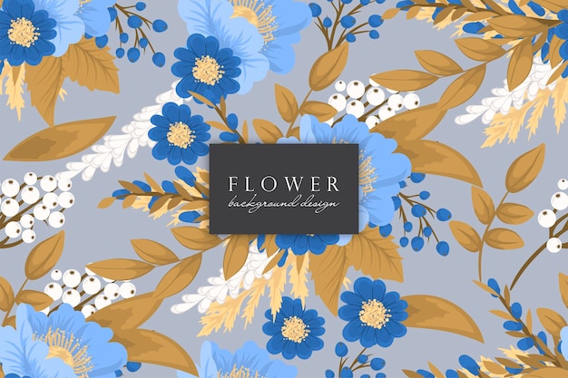 Seamless Floral Pattern in vector