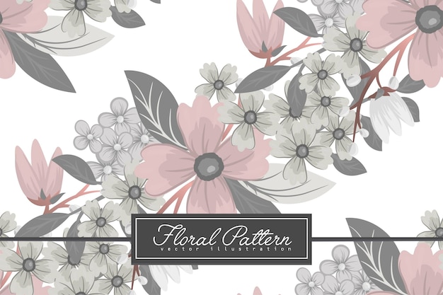 Seamless Floral Pattern in vector