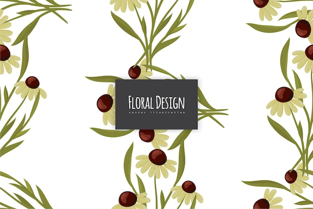 Seamless Floral Pattern in vector