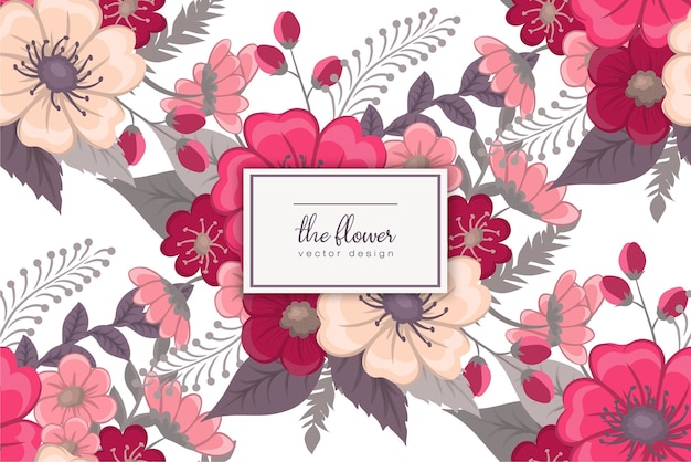 Seamless Floral Pattern in vector