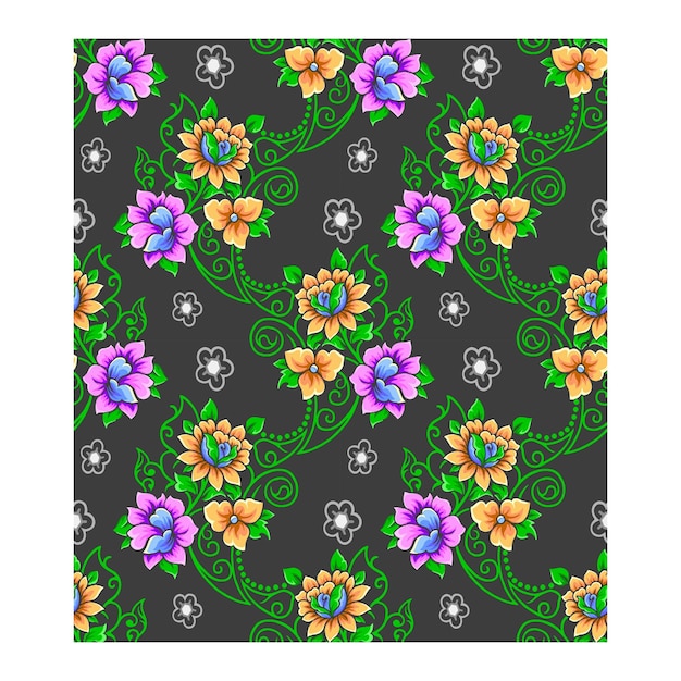 Seamless Floral Pattern in vector