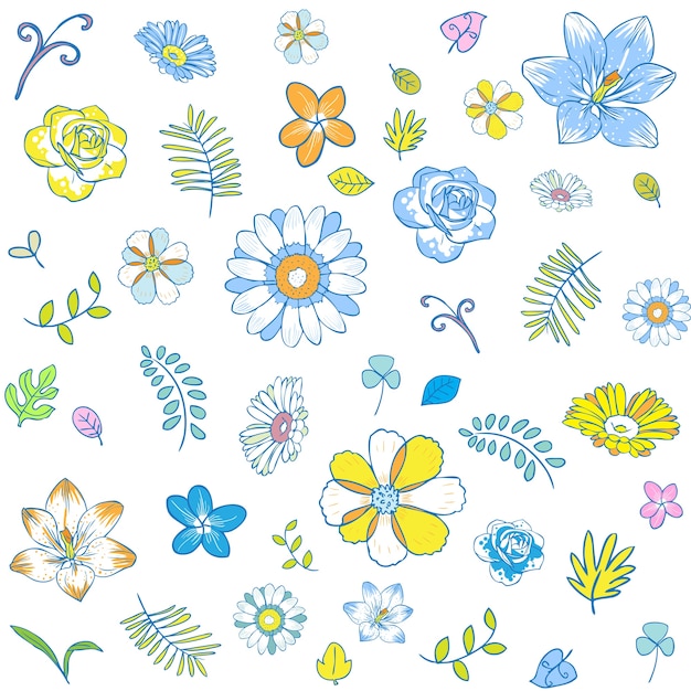 Seamless flower pattern