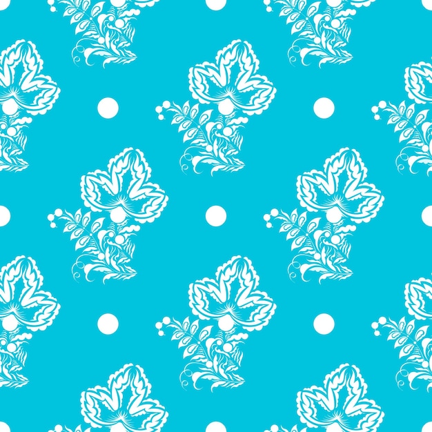 Seamless flowers pattern Can be used for wallpaper pattern fills web page background surface textures