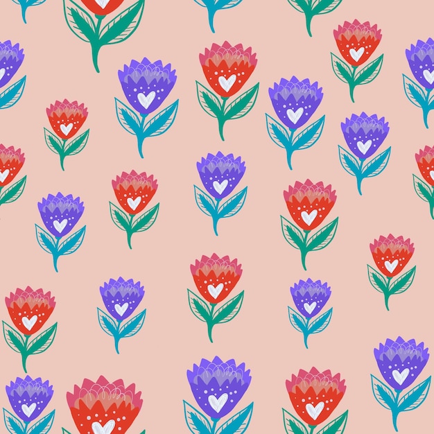 seamless flowers pattern floral pattern