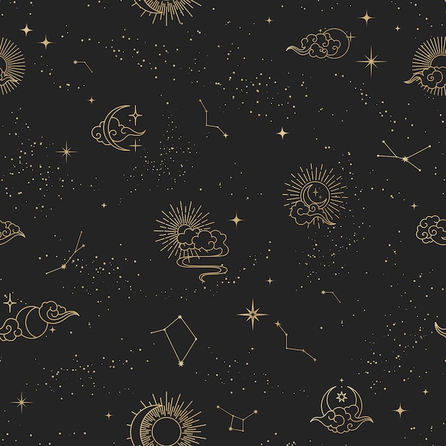 Seamless galaxy pattern