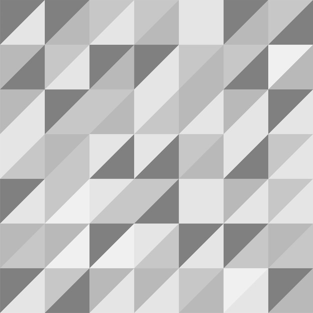 Seamless Geometric Abstract Pattern In Shades Of Gray