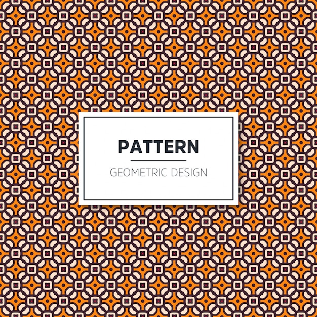 Seamless geometric black and white pattern