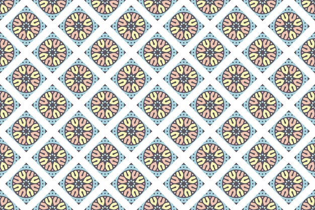 Seamless geometric colorful background pattern