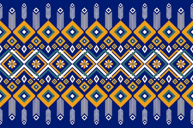 Seamless geometric ethnic asian oriental and tradition pattern design for texture and background. Silk and fabric pattern decoration for carpet, clothing, wrapping and wallpaper