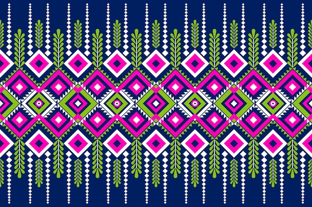 Seamless geometric ethnic asian oriental and tradition pattern design for texture and background. Silk and fabric pattern decoration for carpet, clothing, wrapping and wallpaper