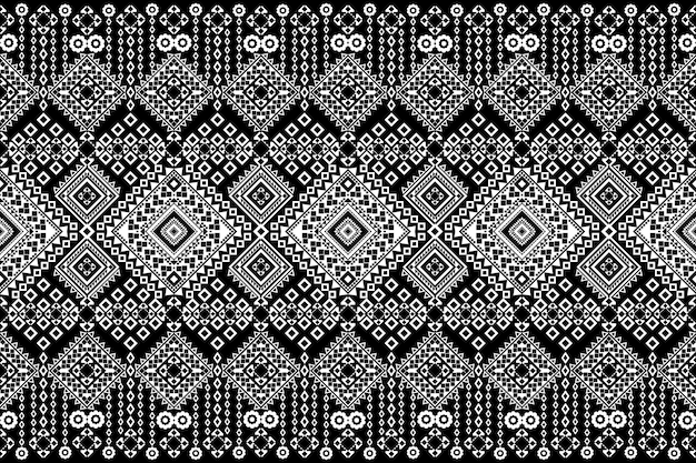 Seamless geometric ethnic asian oriental and tradition pattern design for texture and background. Silk and fabric pattern decoration for carpet, clothing, wrapping and wallpaper