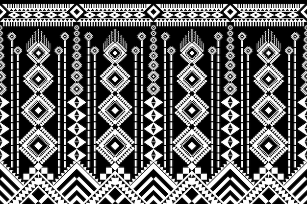 Seamless geometric ethnic asian oriental and tradition pattern design for texture and background